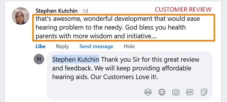 Customer review