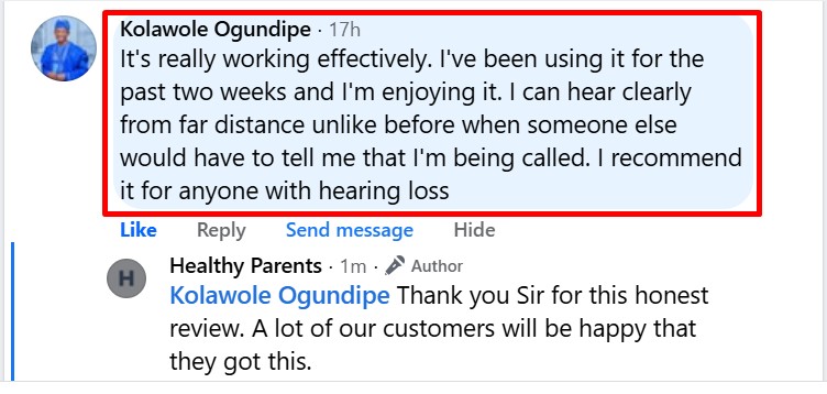 Customer review